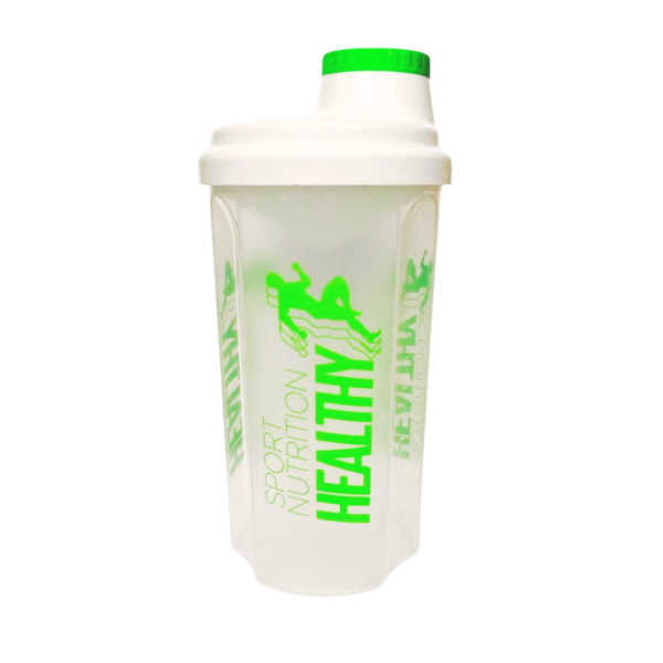 Shaker HEALTHY with green cap 700 ml