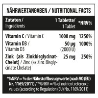 Vitamin C 1000 + D3 + Zn 100 pills